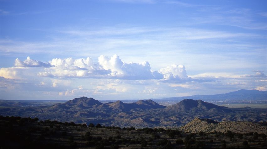 Cerrillos Hills from Ortiz Mesa