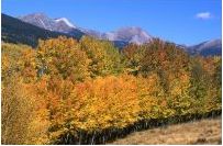 Truchas Peaks in autumn